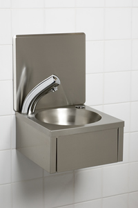 BaSiX Hands Free Battery Operated Hand Sink & Splashback